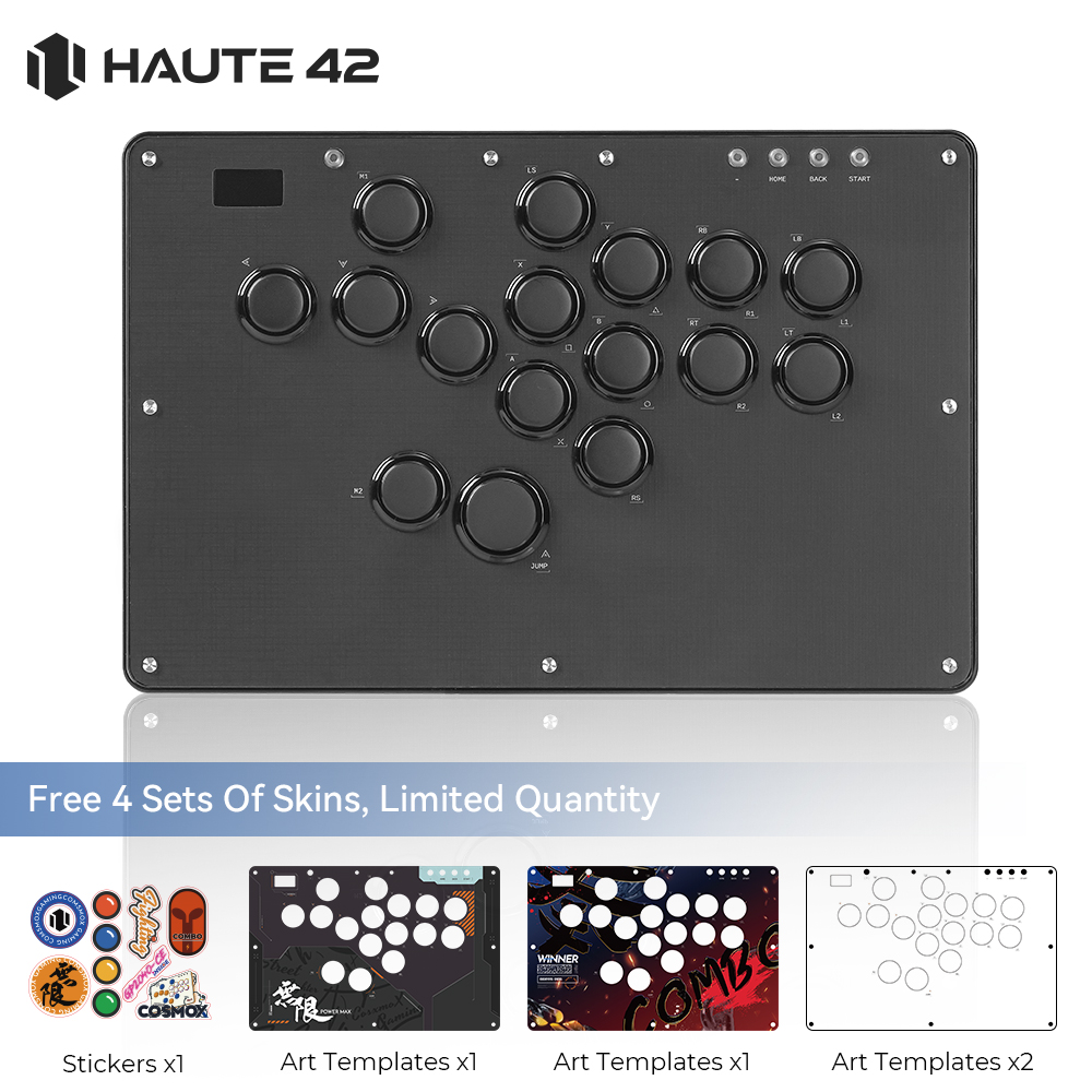 Arcade Fight Stick Hitbox Leverless - Haute42 Fightstick Arcade Controller Joystick Hitbox