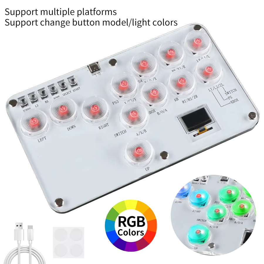 Arcade Fight Stick Hitbox Leverless - Hitbox Leverless Controller Fight Sticks Aangepaste