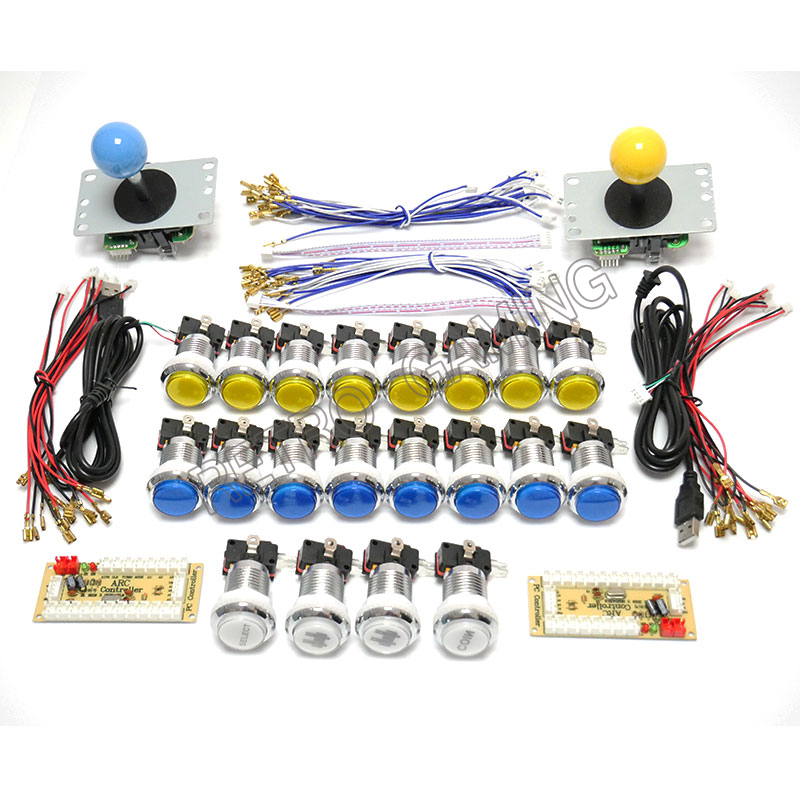 Arcade Cabinet Diy Kit 2 Player - Nieuwe Arcade Nul Vertraging Usb Encoder