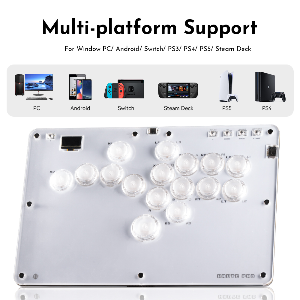 Haute42- COSMOX Leverloze Cont - Arcade Stick For Ps5 Pc Switch recensie en prijs