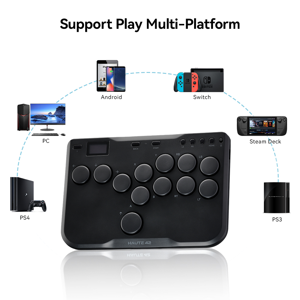 Haute42 Cosmox Mini Arcade Joy - Arcade Stick For Ps5 Pc Switch recensie en prijs
