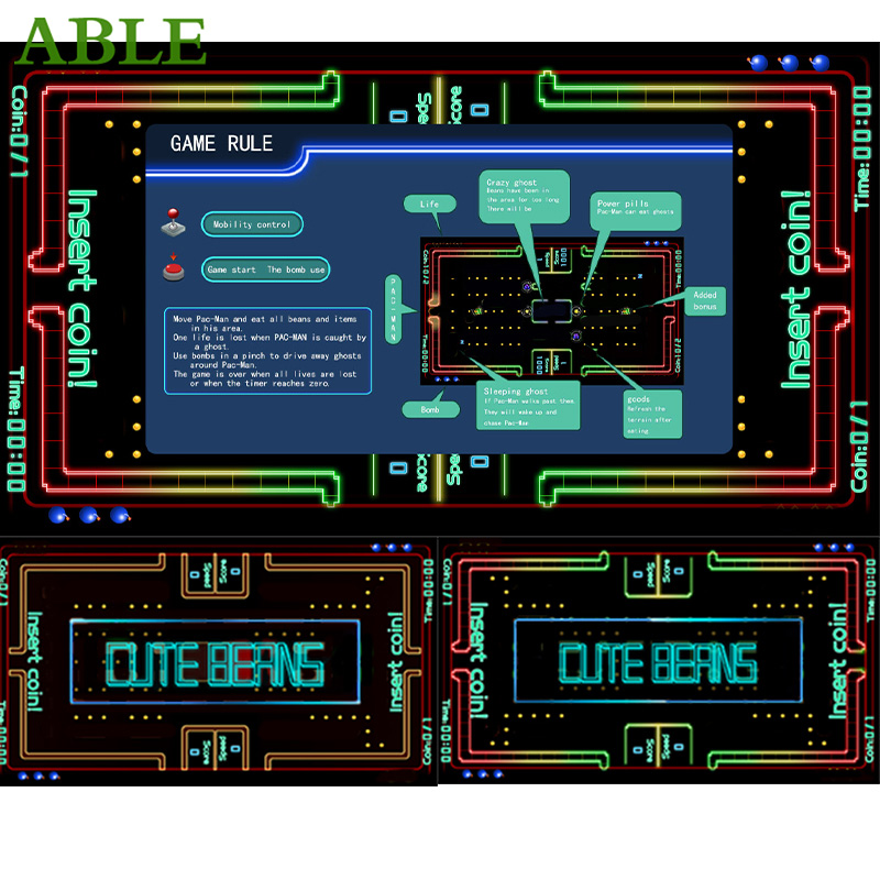 Schattige Beans Reward 2-spele - Arcade Cabinet Diy Kit 2 Player recensie en prijs