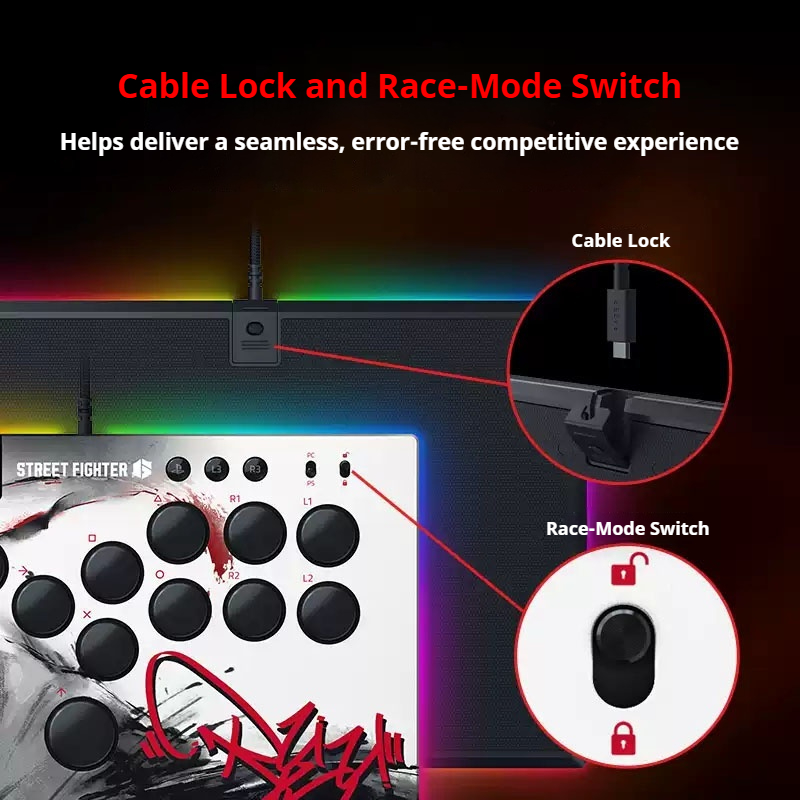 Razer Kitsune Ryu Street Fight - Arcade Fight Stick Hitbox Leverless recensie en prijs