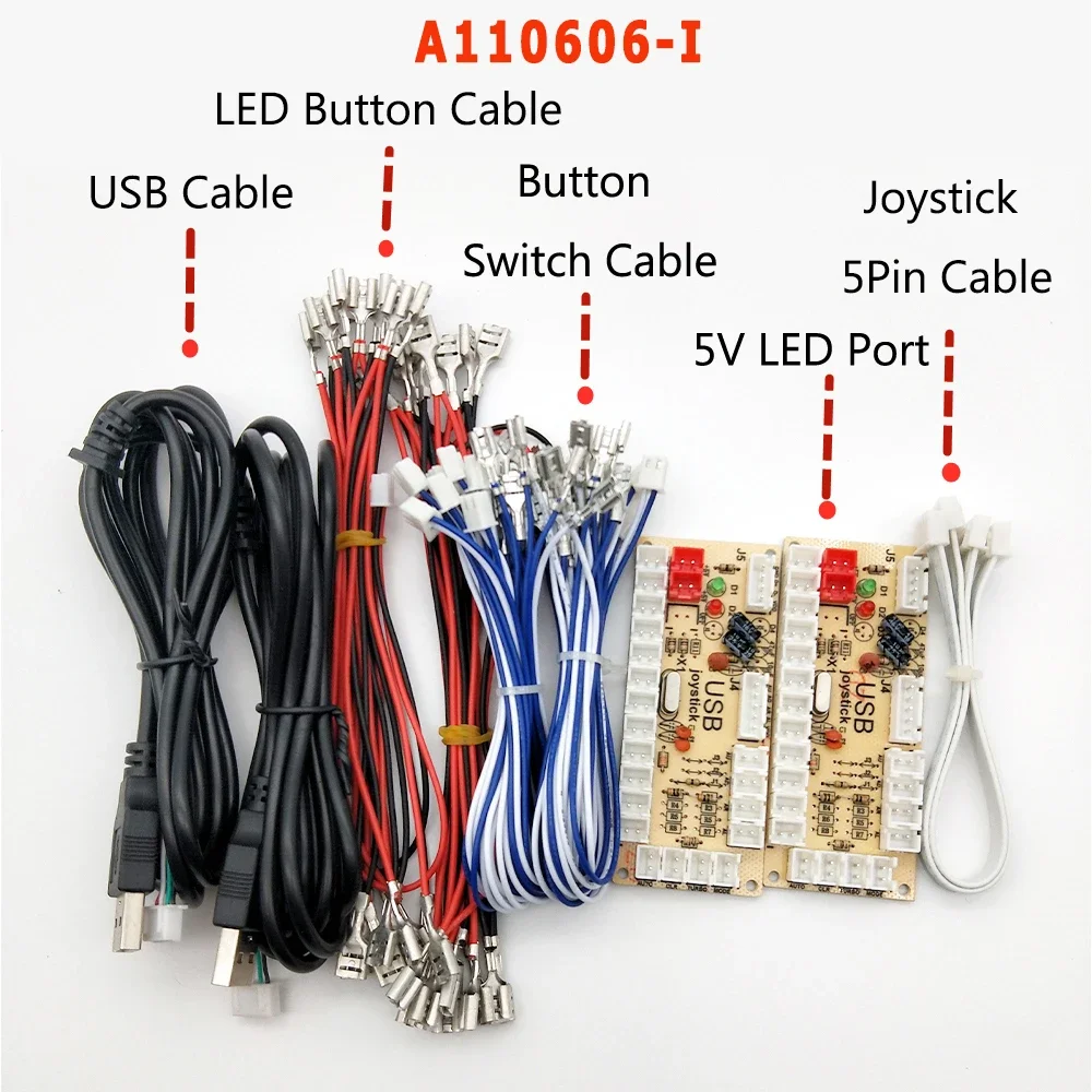 2-speler arcade DIY-kit met 5V - Arcade Cabinet Diy Kit 2 Player recensie en prijs
