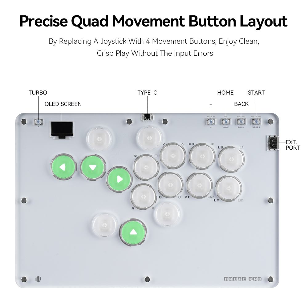 Haute42 Arcade Joystick Hitbox - Arcade Fight Stick Hitbox Leverless recensie en prijs