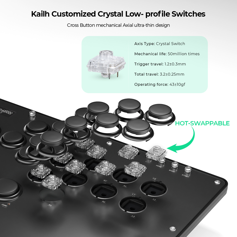 Haute42 FightStick Joystick Ar - Arcade Stick For Ps5 Pc Switch recensie en prijs