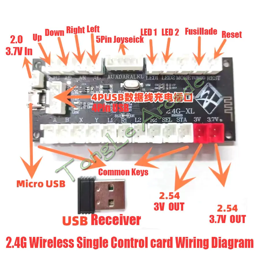 Zero Delay-draadloze USB-encod - Arcade Encoder Board Zero Delay Usb recensie en prijs
