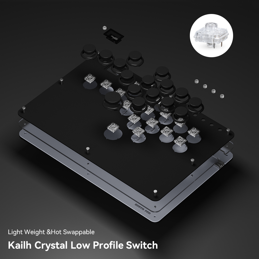 Haute42 Controle Arcade Joysti - Arcade Fight Stick Hitbox Leverless recensie en prijs