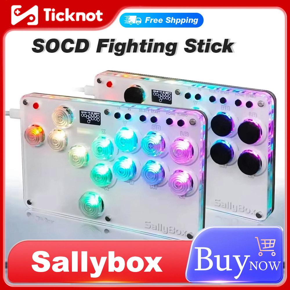 Ticknot Mini Hitbox Socd Vecht - Arcade Fight Stick Hitbox Leverless recensie en prijs