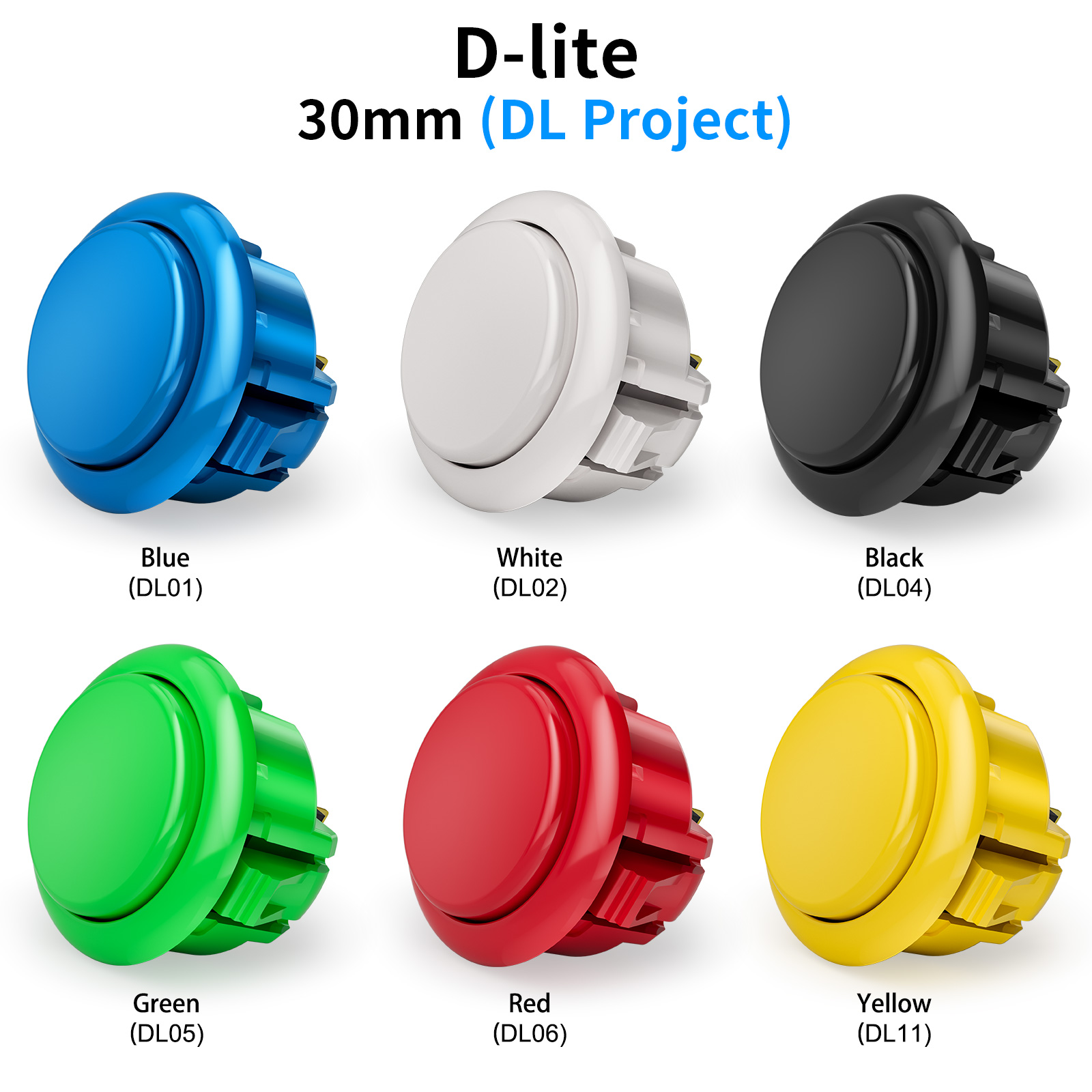 QANBA D-lite Arcade Knoppen Sn - Arcade Buttons 24Mm 30Mm Snap In recensie en prijs
