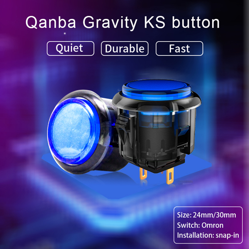 QANBA Gravity KS Arcade Knoppe - Arcade Buttons 24Mm 30Mm Snap In recensie en prijs