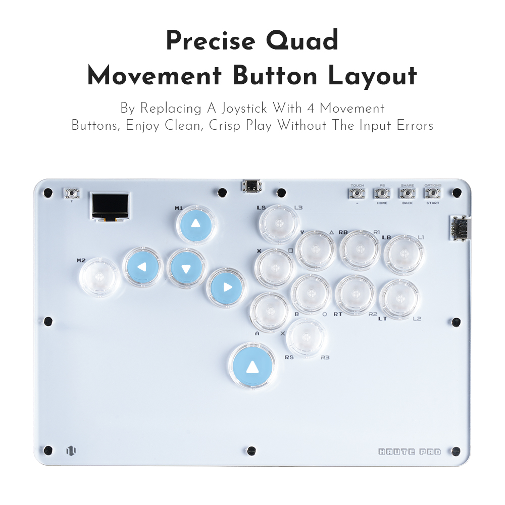 Haute42 Controle Arcade Joysti - Arcade Fight Stick Hitbox Leverless recensie en prijs